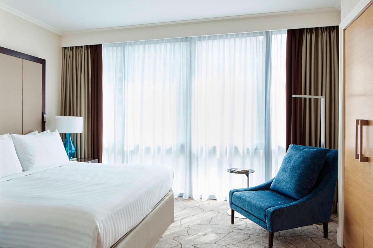 London Marriott Hotel Canary Wharf מראה חיצוני תמונה A bedroom at the hotel