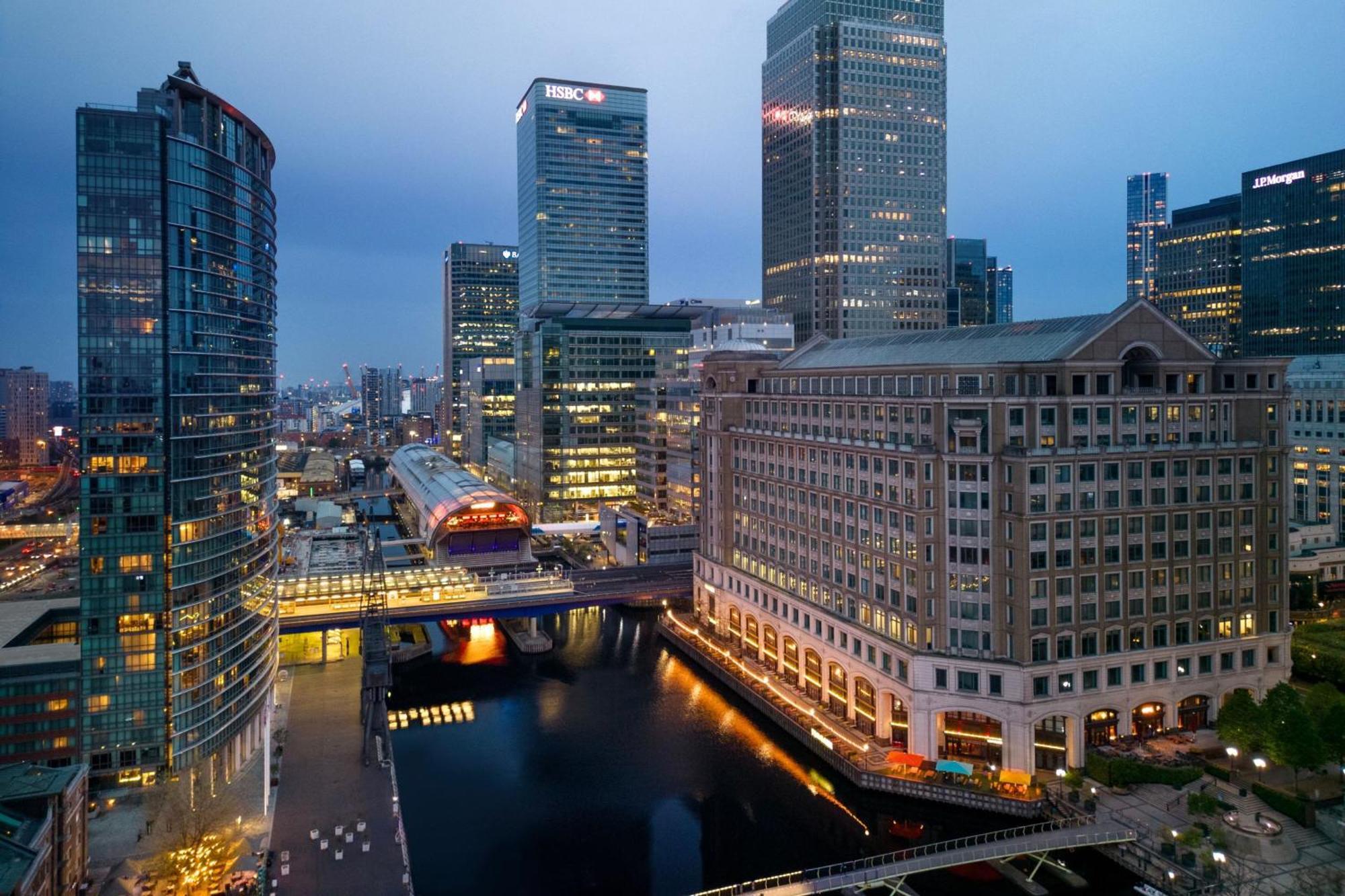 London Marriott Hotel Canary Wharf מראה חיצוני תמונה Canary Wharf